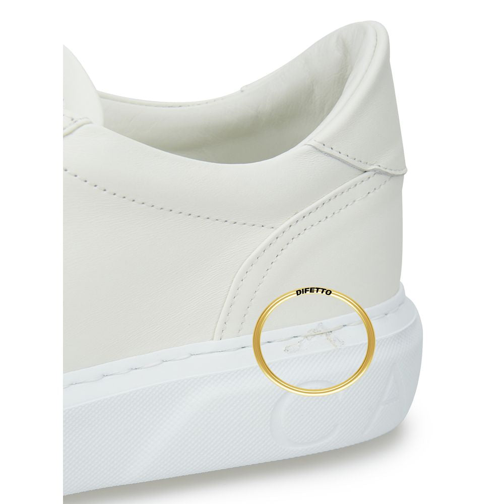 Casadei Italian Leather Chic White Women Sneakers | Fashionsarah.com