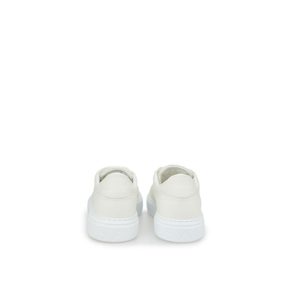 Casadei Italian Leather Chic White Women Sneakers | Fashionsarah.com