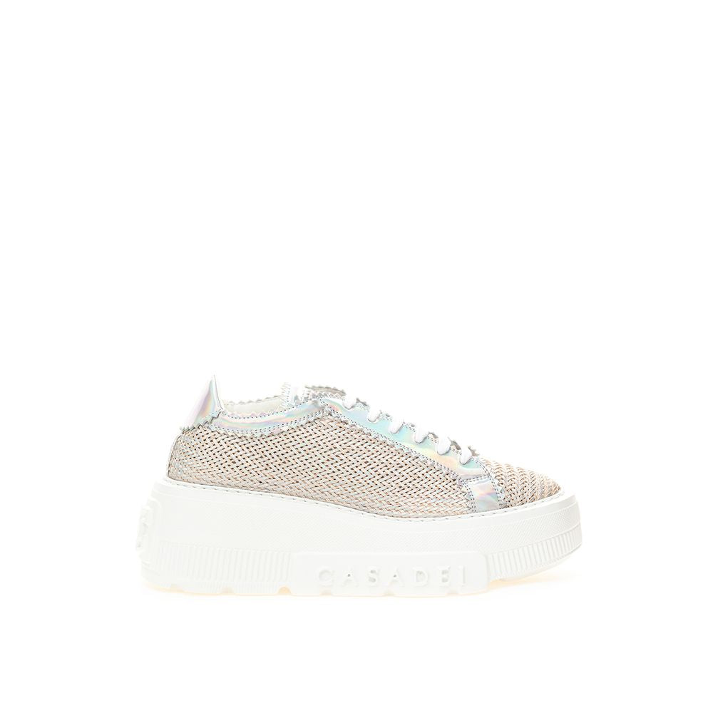 Casadei Beige Eco Leather Women Sneakers | Fashionsarah.com