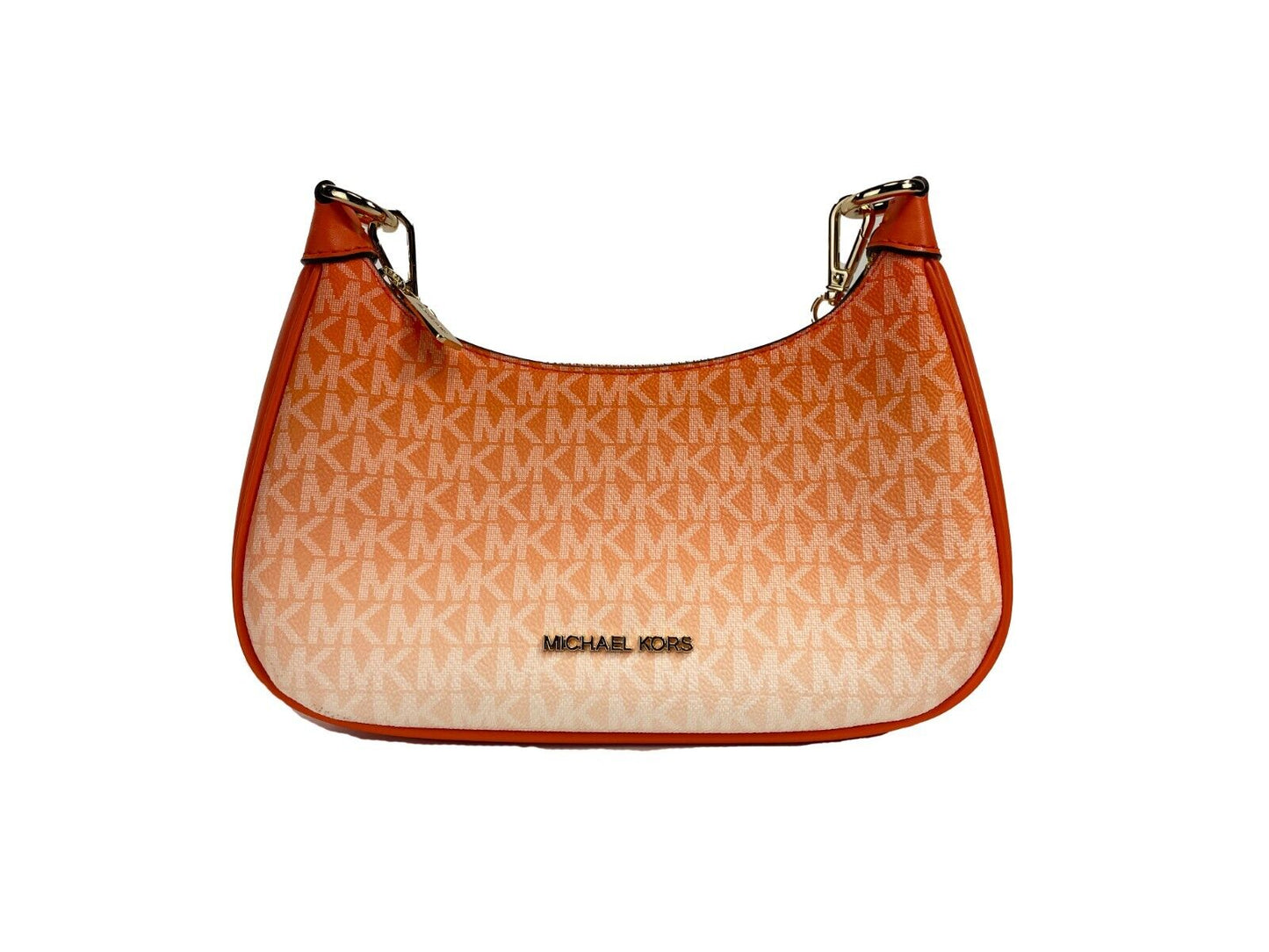 Fashionsarah.com Fashionsarah.com Michael Kors Cora Medium PVC Zip Pouchette Crossbody Bag