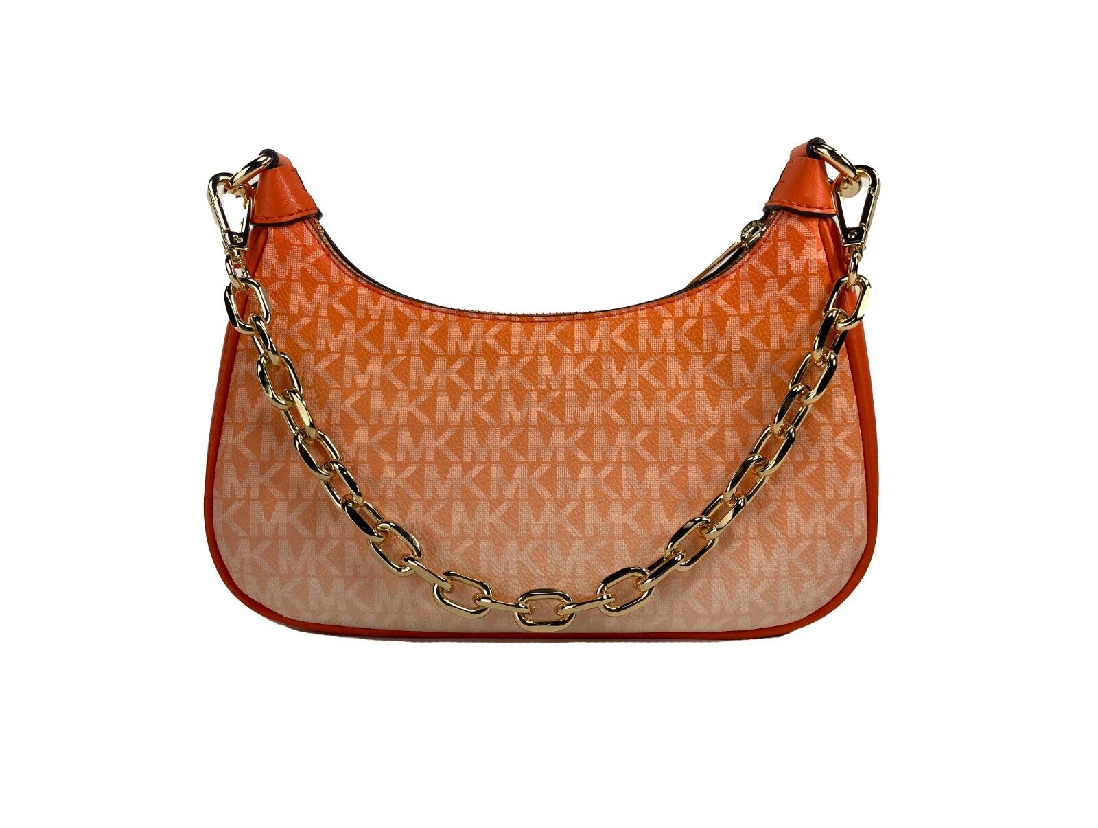 Fashionsarah.com Fashionsarah.com Michael Kors Cora Medium PVC Zip Pouchette Crossbody Bag