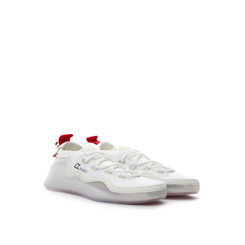 Fashionsarah.com Fashionsarah.com Christian Louboutin White Leather Sneaker