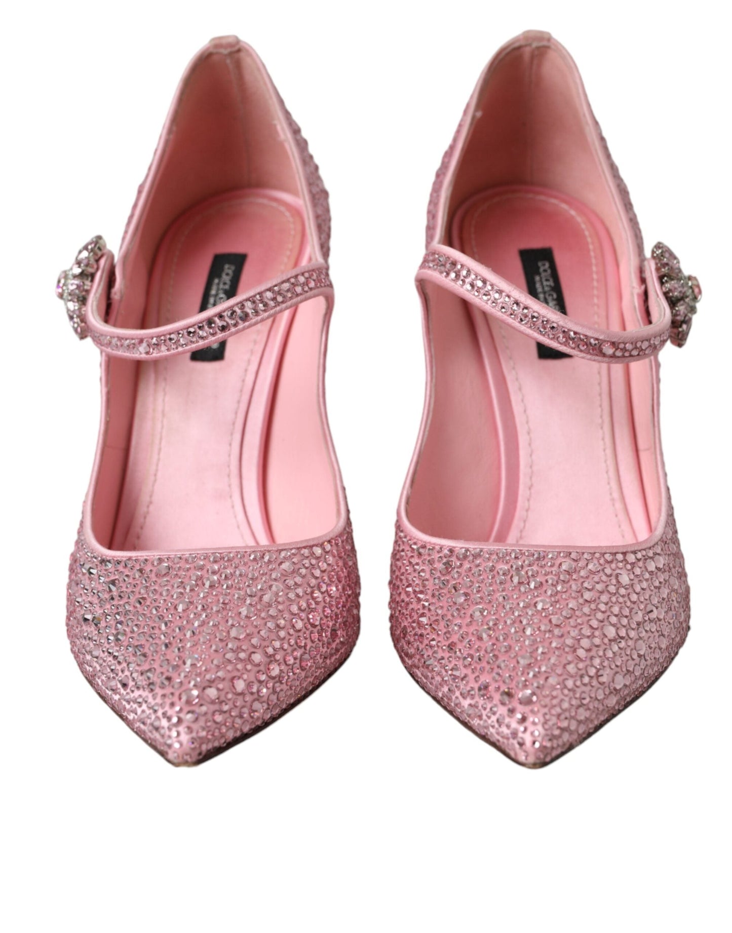 Dolce & Gabbana Pink Strass Crystal Heels Pumps Shoes | Fashionsarah.com