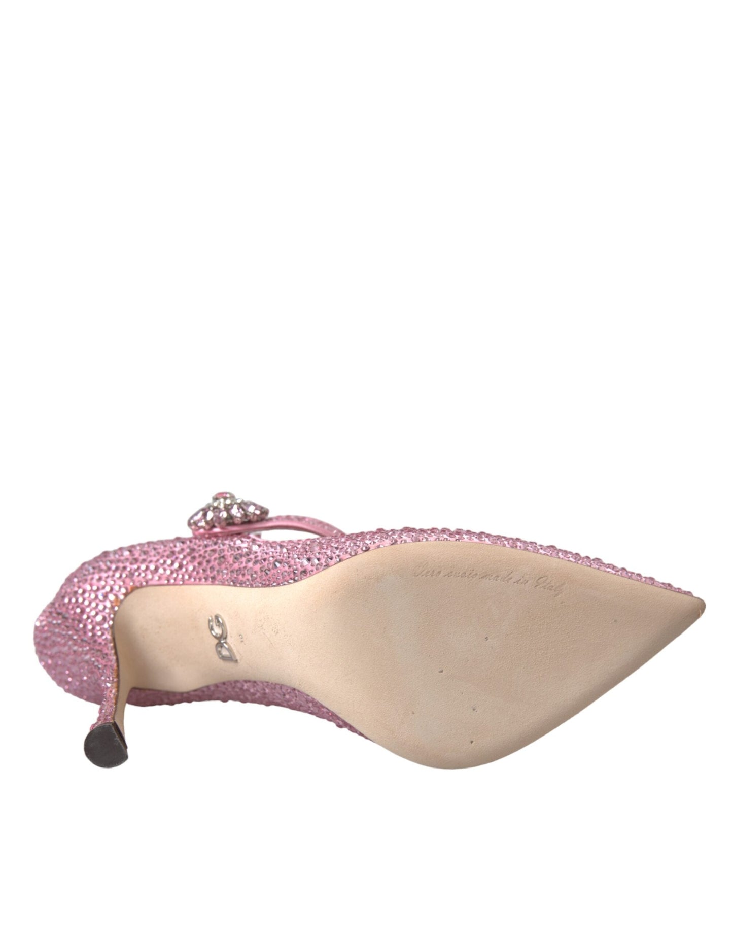 Dolce & Gabbana Pink Strass Crystal Heels Pumps Shoes | Fashionsarah.com