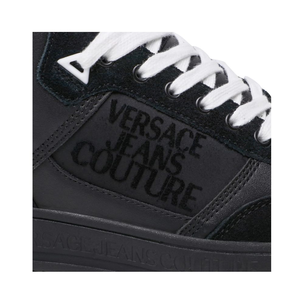 Fashionsarah.com Fashionsarah.com Versace Jeans Black Leather Sneaker