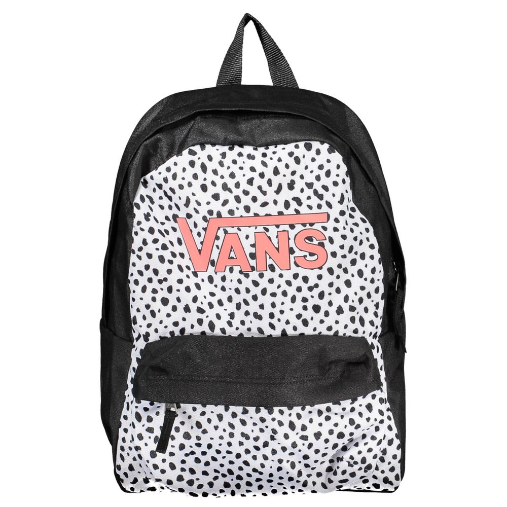 Vans Sleek Black Polyester Backpack with Logo Detail | Fashionsarah.com