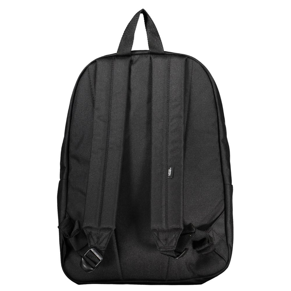 Vans Sleek Black Polyester Backpack with Logo Detail | Fashionsarah.com