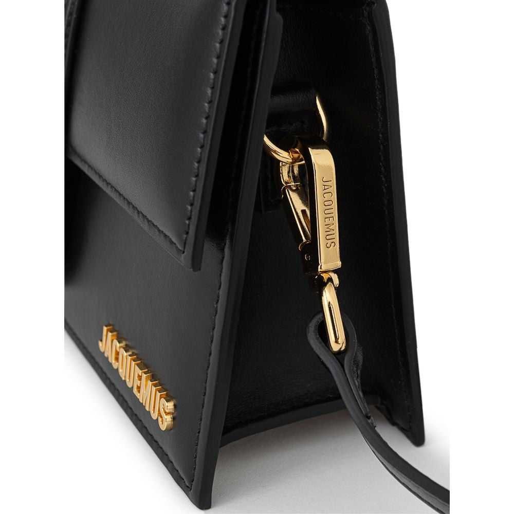 Jacquemus Black Leather Handbag | Fashionsarah.com