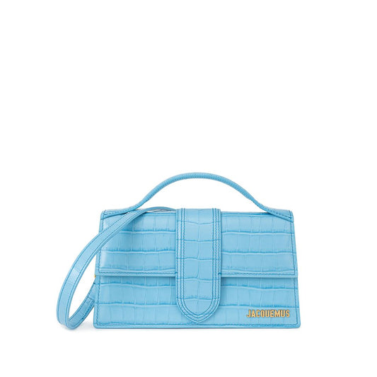 Fashionsarah.com Fashionsarah.com Jacquemus Light Blue Leather Handbag