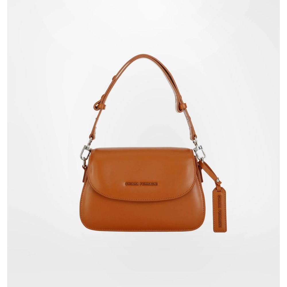 Chiara Ferragni Brown Fabric Handbag | Fashionsarah.com