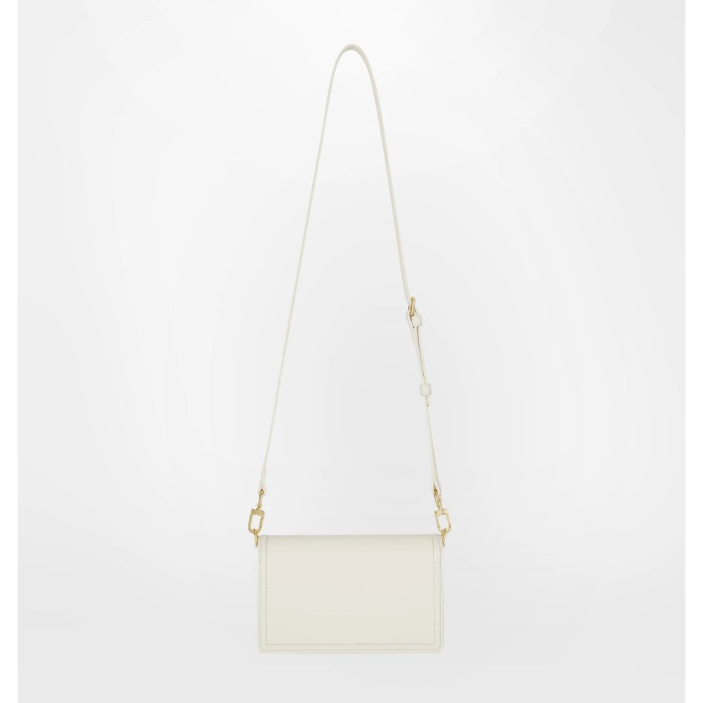 Chiara Ferragni White Fabric Crossbody Bag | Fashionsarah.com