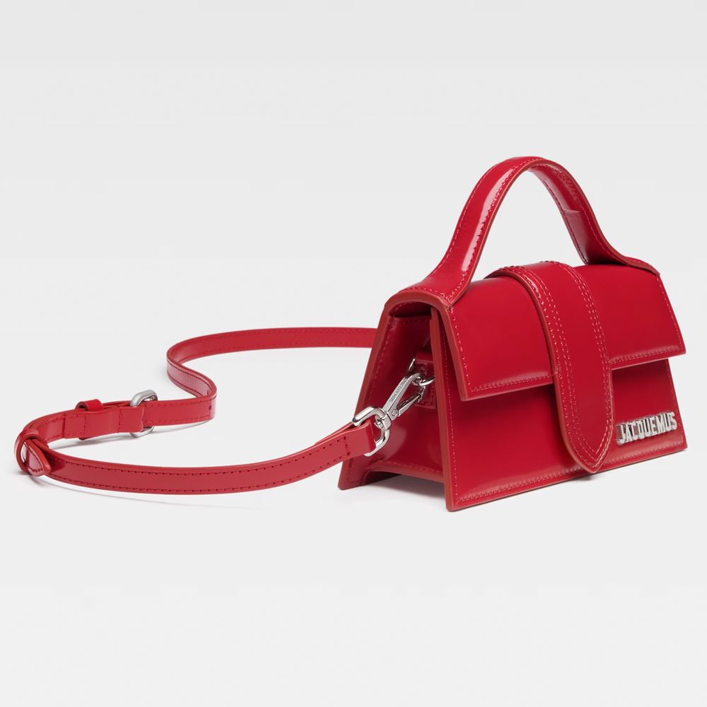 Fashionsarah.com Fashionsarah.com Jacquemus Red Leather Crossbody Bag