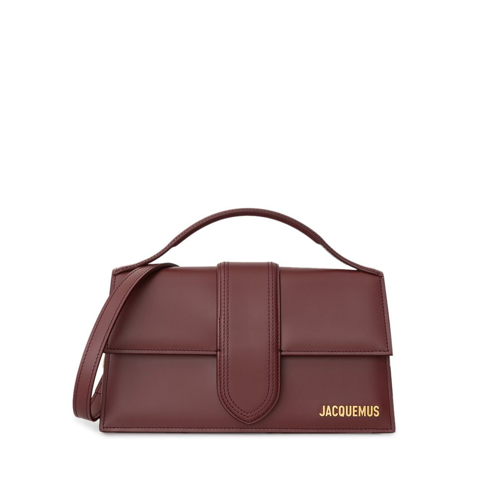 Fashionsarah.com Fashionsarah.com Jacquemus Bordeaux Leather Shoulder Bag