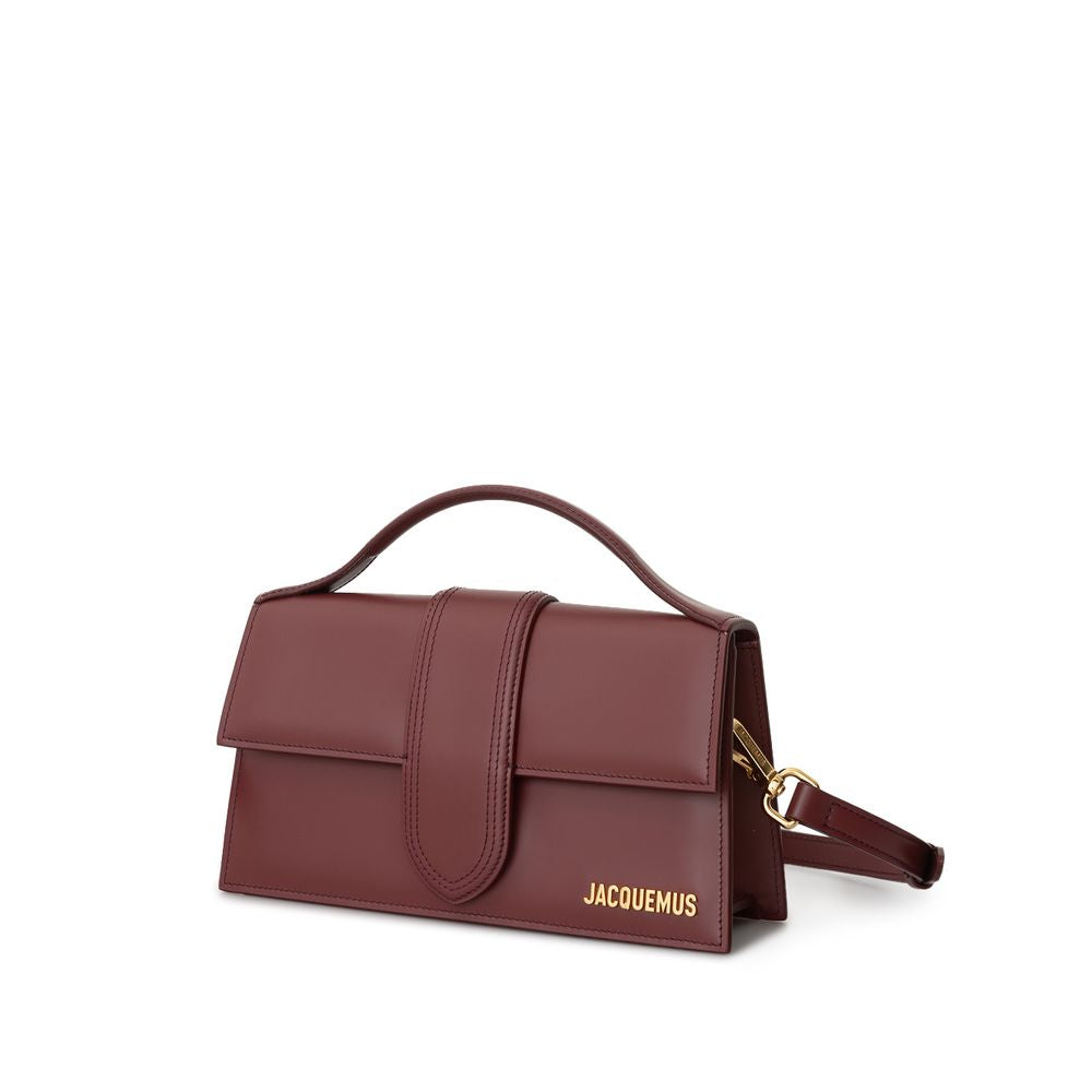 Fashionsarah.com Fashionsarah.com Jacquemus Bordeaux Leather Shoulder Bag