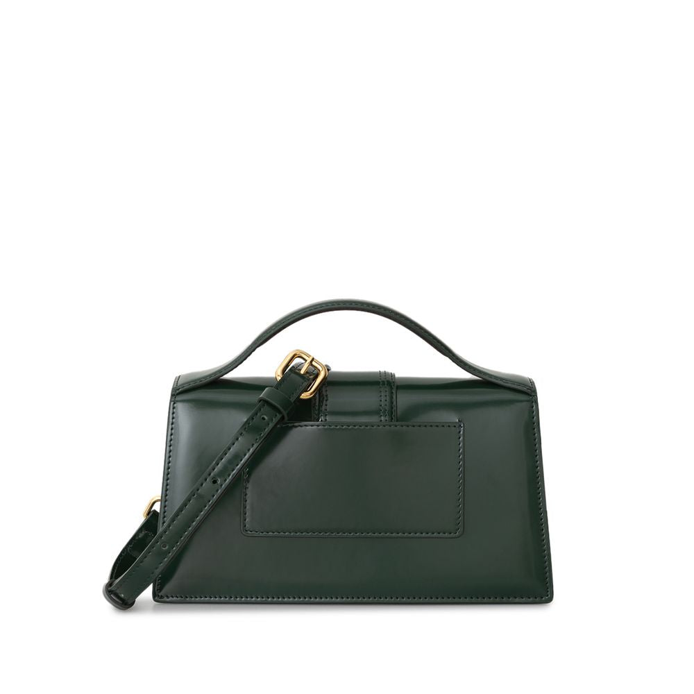 Jacquemus Green Leather Shoulder Bag | Fashionsarah.com