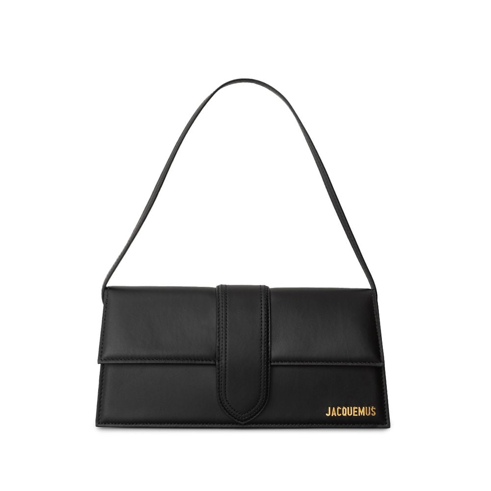 Jacquemus Black Leather Shoulder Bag | Fashionsarah.com