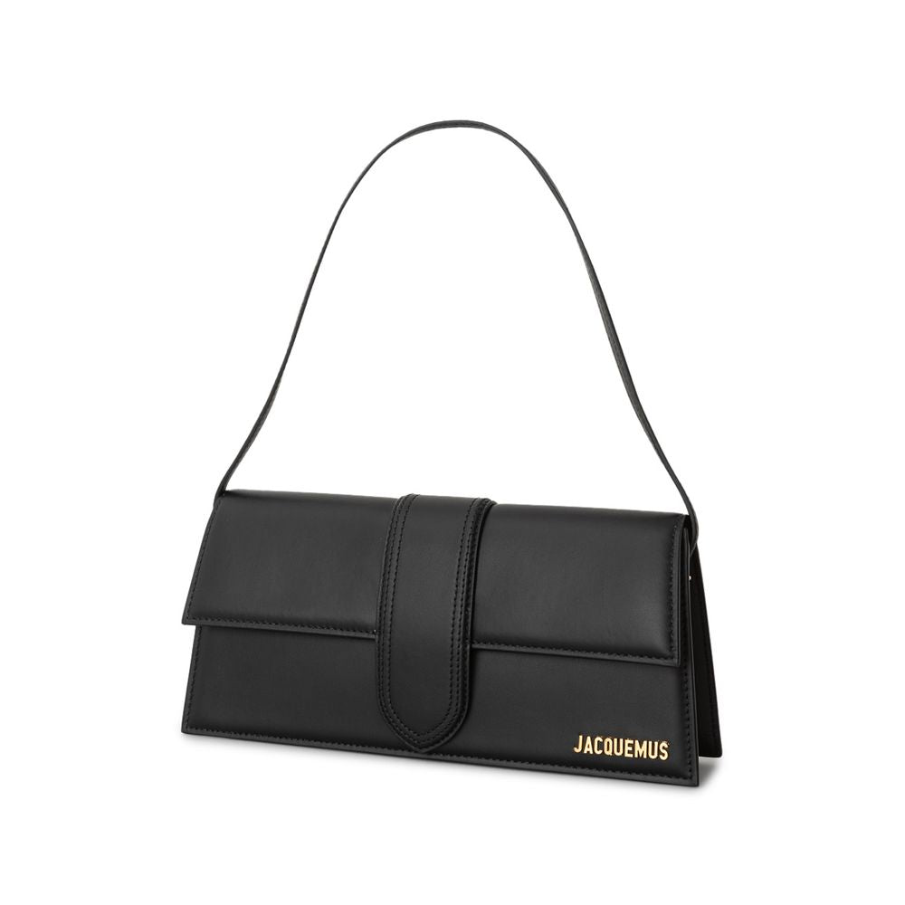 Jacquemus Black Leather Shoulder Bag | Fashionsarah.com