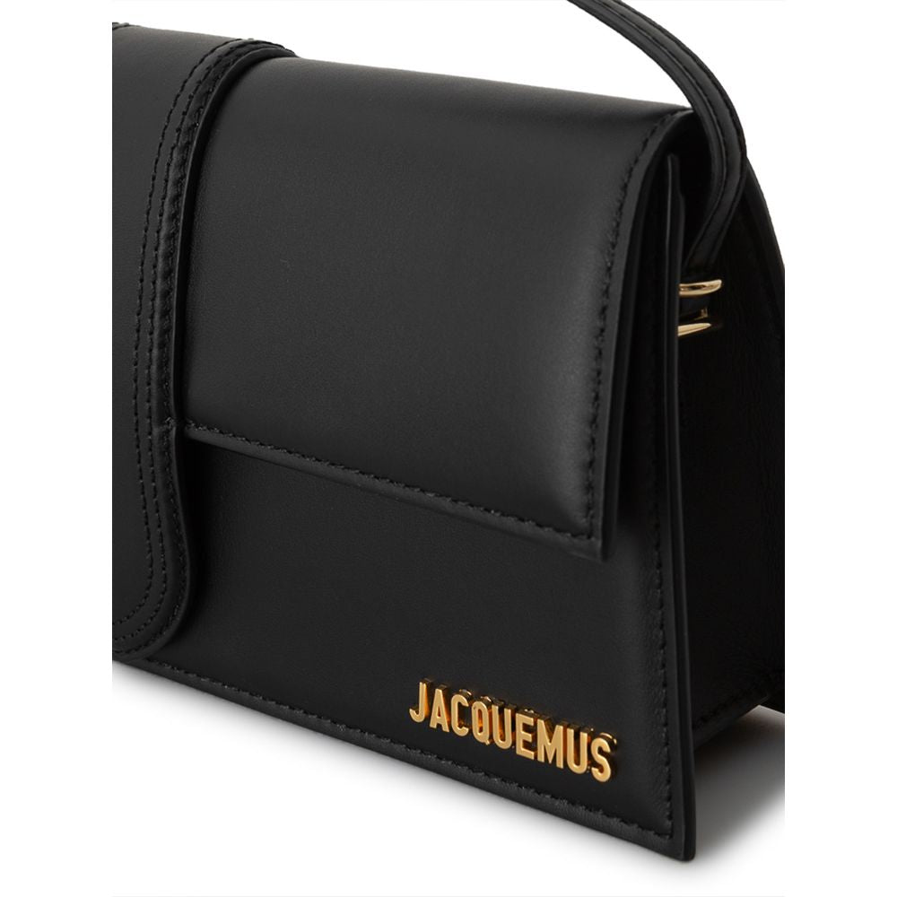 Fashionsarah.com Fashionsarah.com Jacquemus Black Leather Shoulder Bag