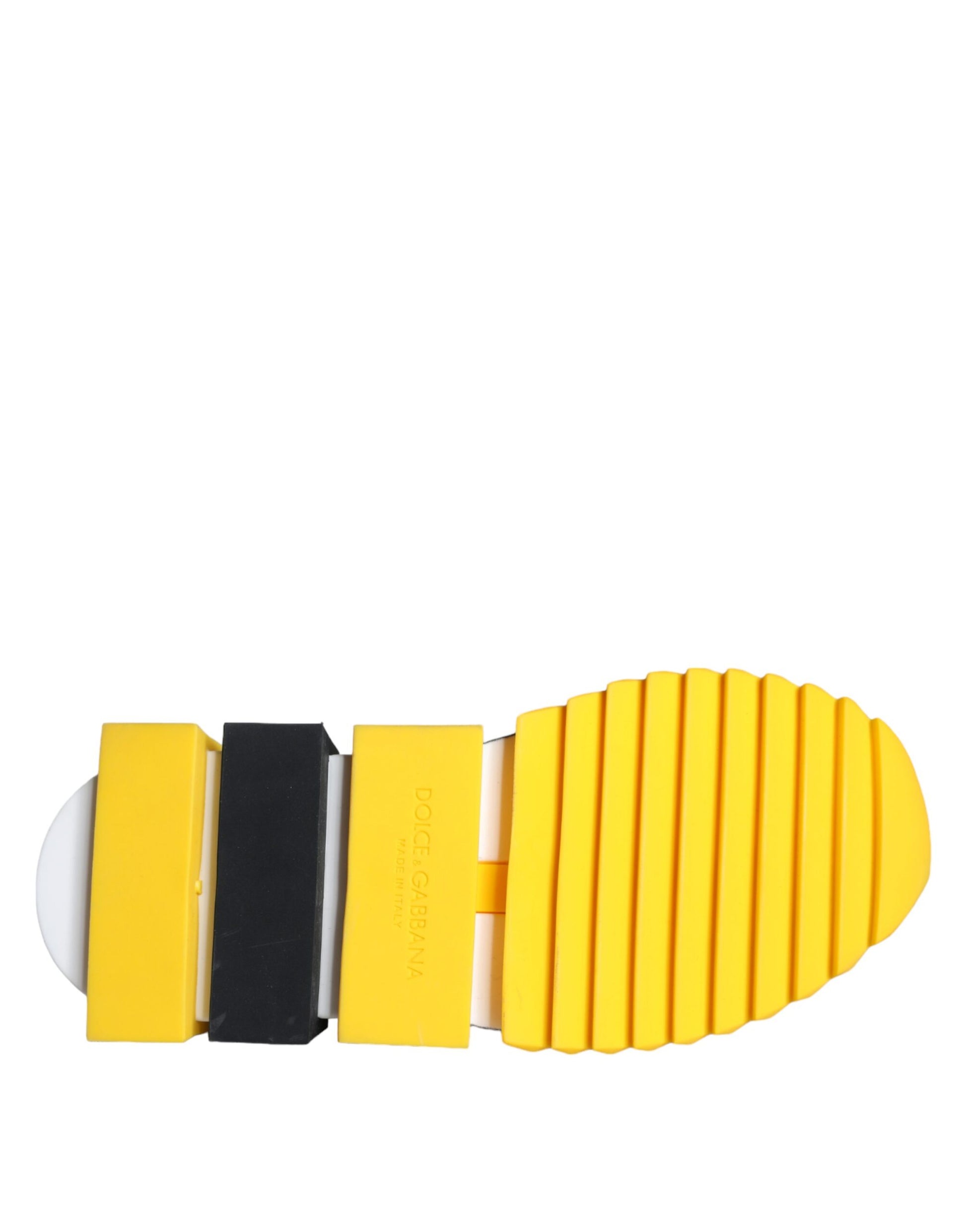 Fashionsarah.com Fashionsarah.com Dolce & Gabbana Yellow Sorrento Crystals Sneakers Womens Shoes