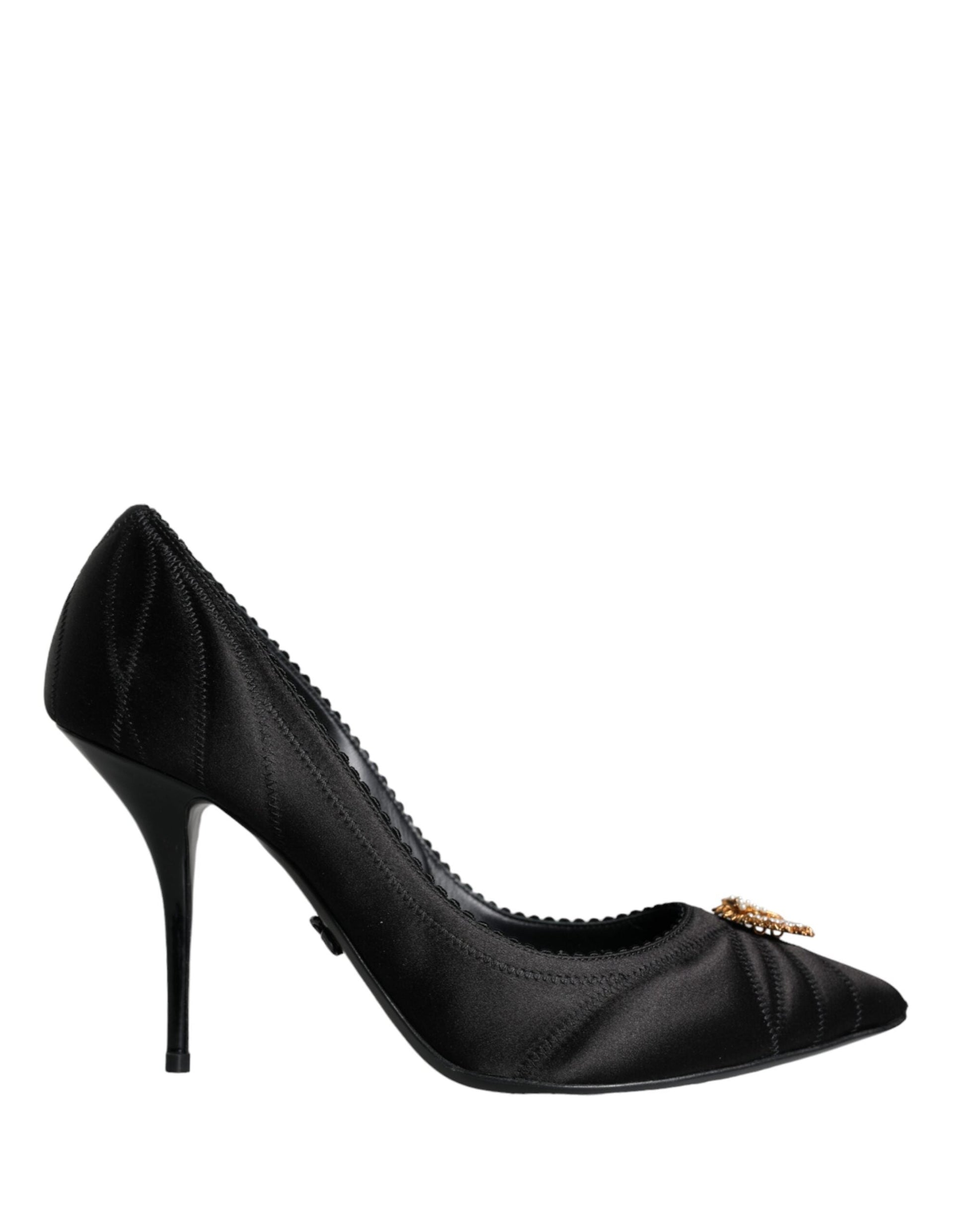 Fashionsarah.com Fashionsarah.com Dolce & Gabbana Black Heart DEVOTION Heels Pumps Shoes