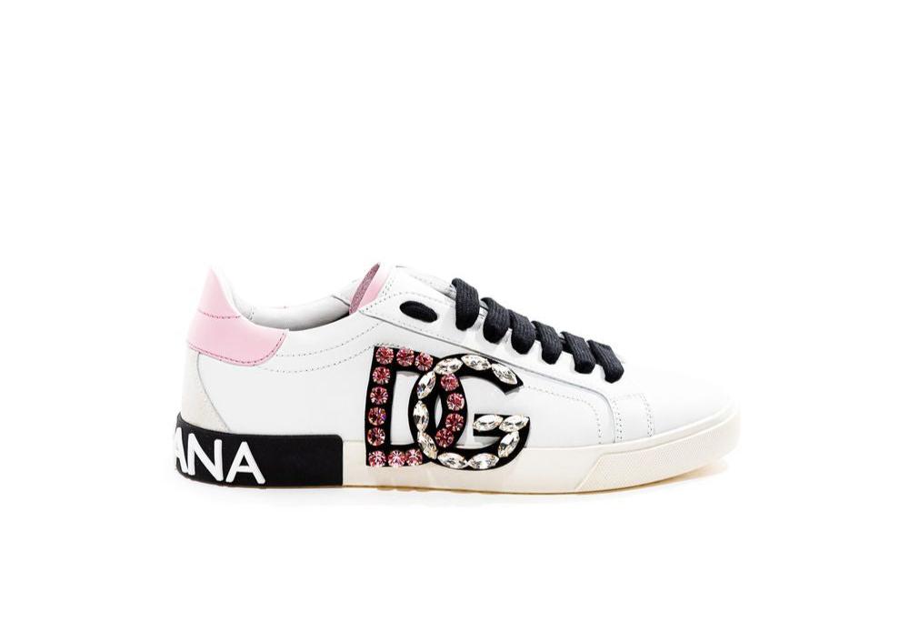 Dolce & Gabbana White Leather Sneaker | Fashionsarah.com