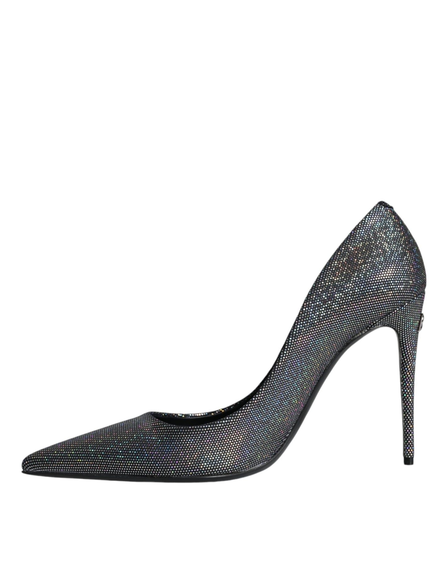 Fashionsarah.com Fashionsarah.com Dolce & Gabbana Multicolor Strass Leather Heels Pumps Shoes