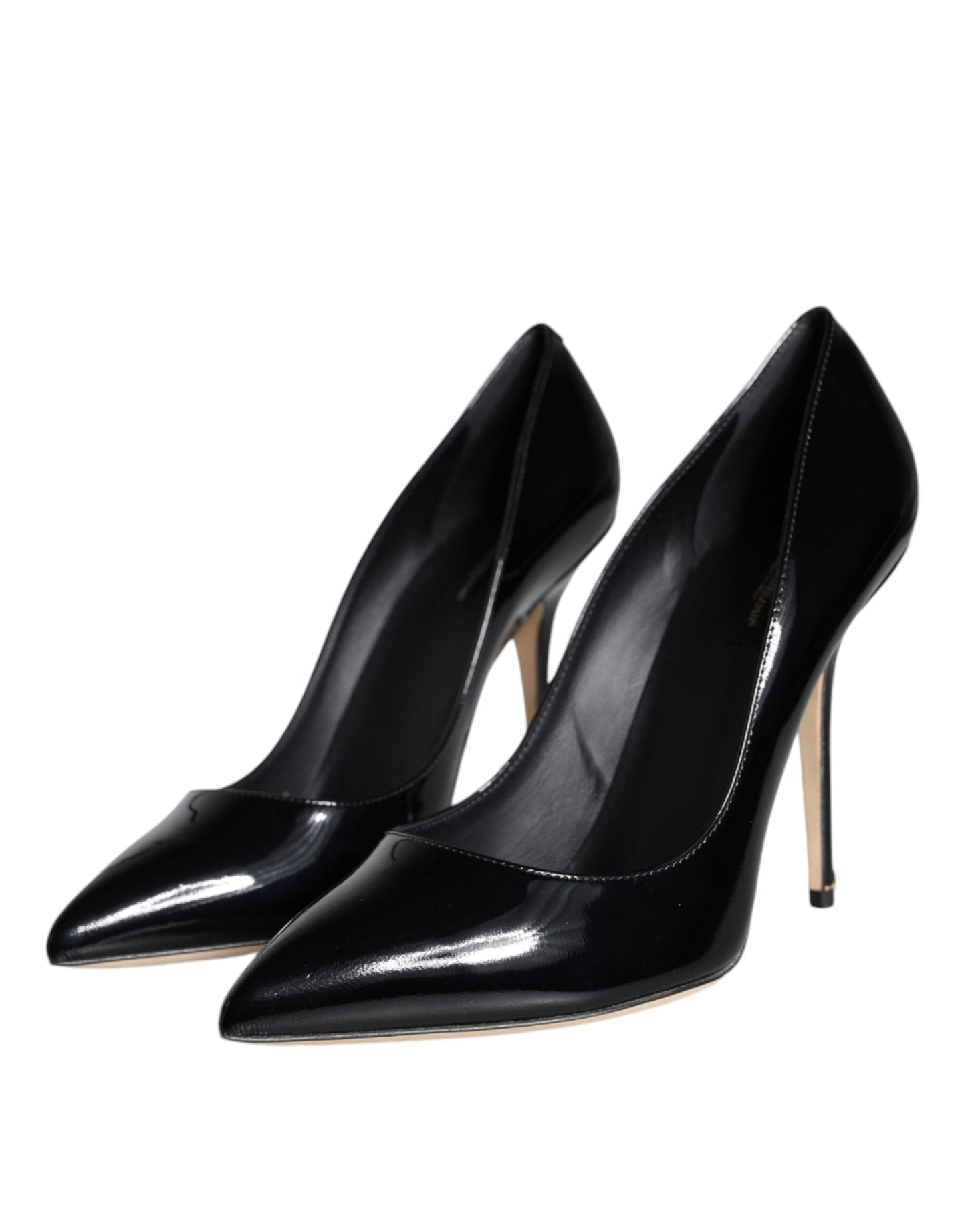 Fashionsarah.com Fashionsarah.com Dolce & Gabbana Black Patent Leather Bellucci Pumps Heels Shoes