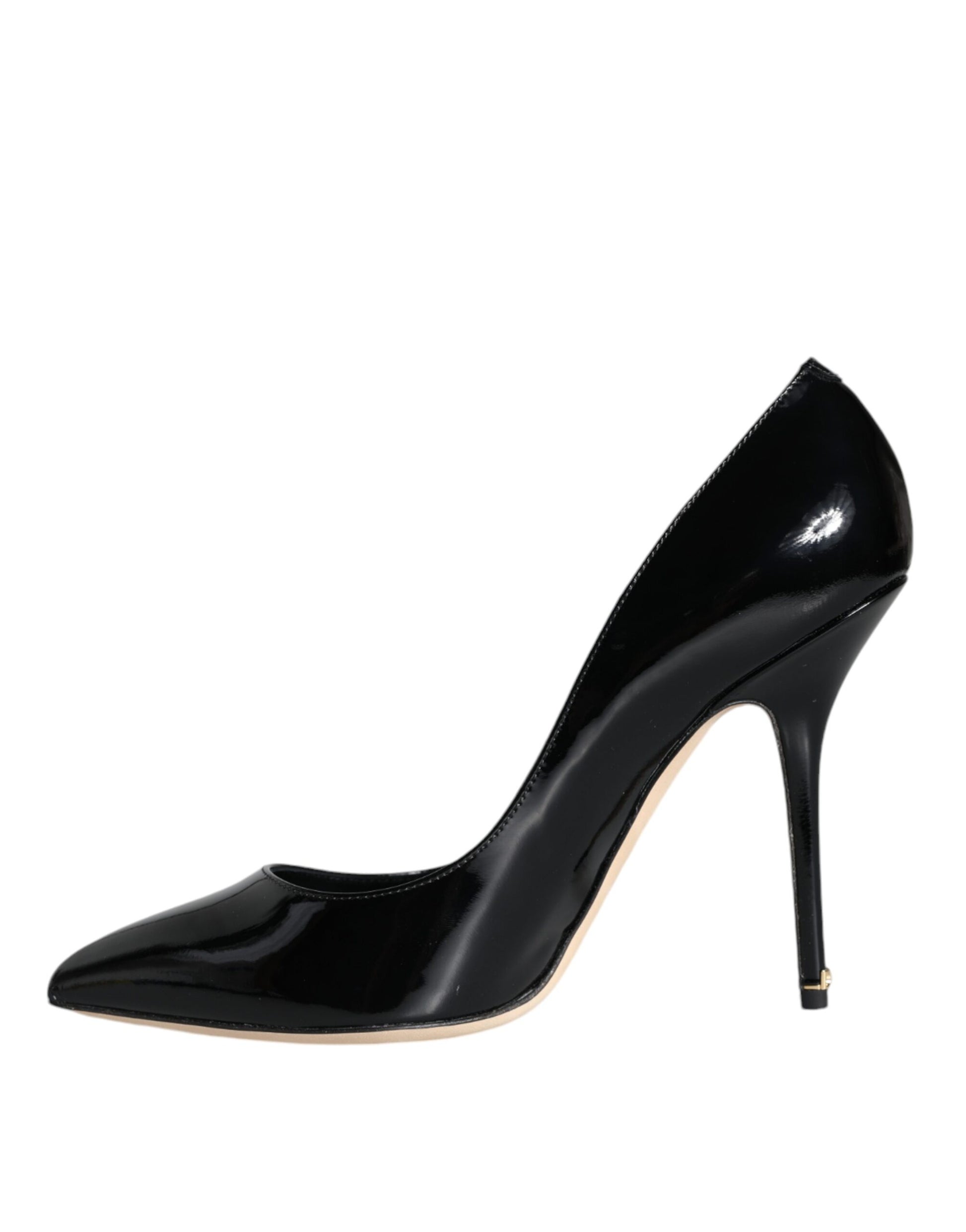 Fashionsarah.com Fashionsarah.com Dolce & Gabbana Black Patent Leather Bellucci Pumps Heels Shoes