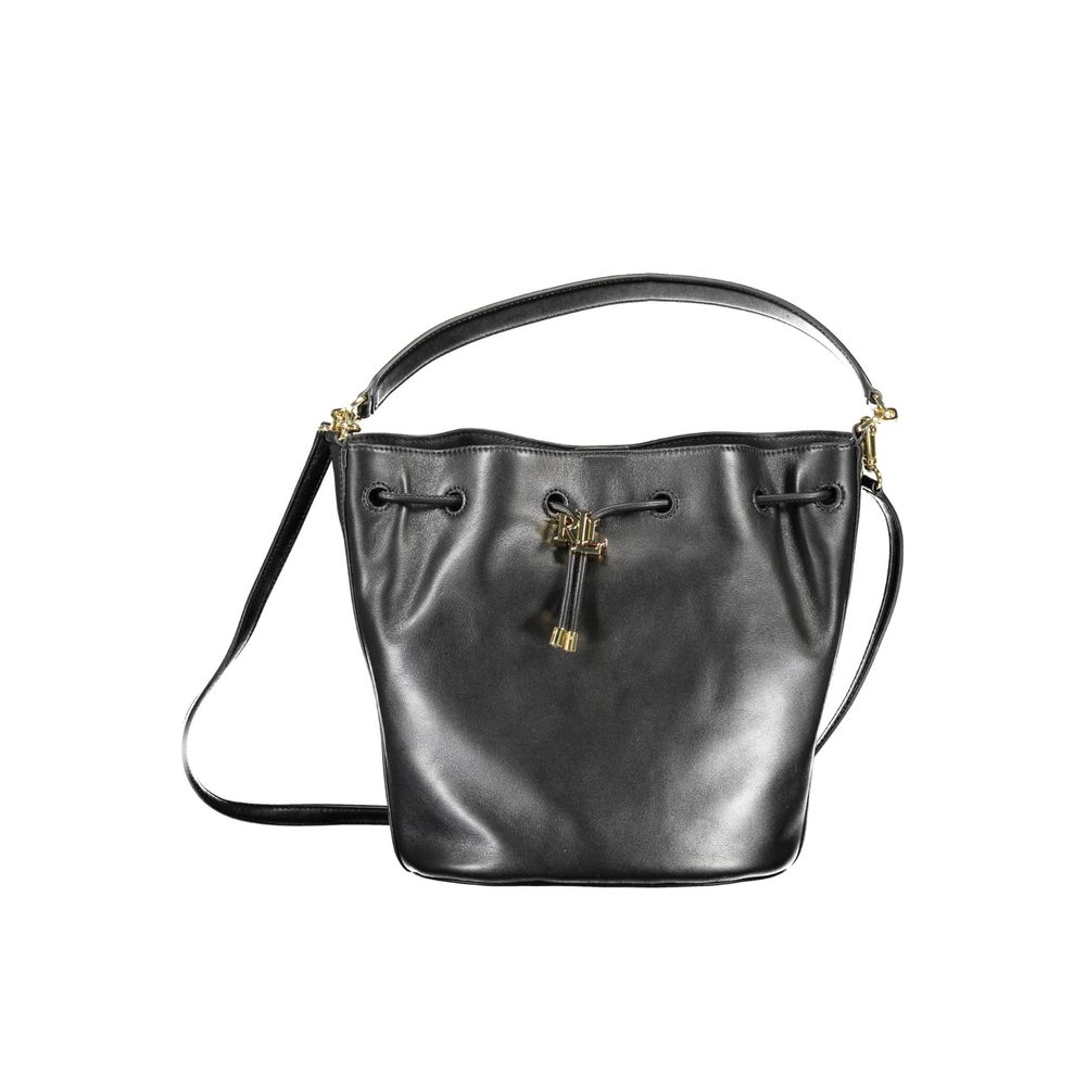 Ralph Lauren Black Leather Handbag | Fashionsarah.com