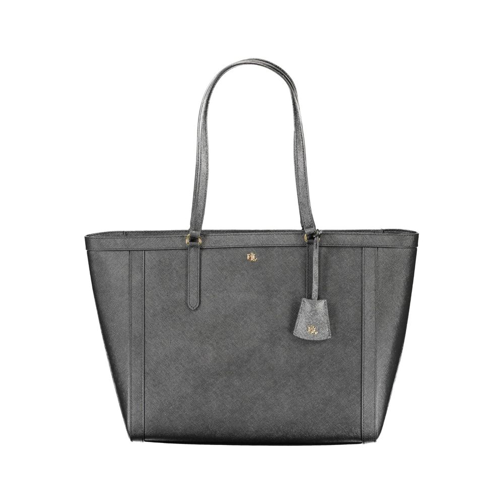 Ralph Lauren Black Leather Handbag | Fashionsarah.com