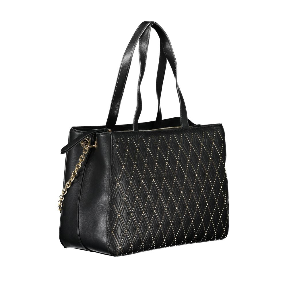 Valentino Bags Black Polyethylene Handbag | Fashionsarah.com