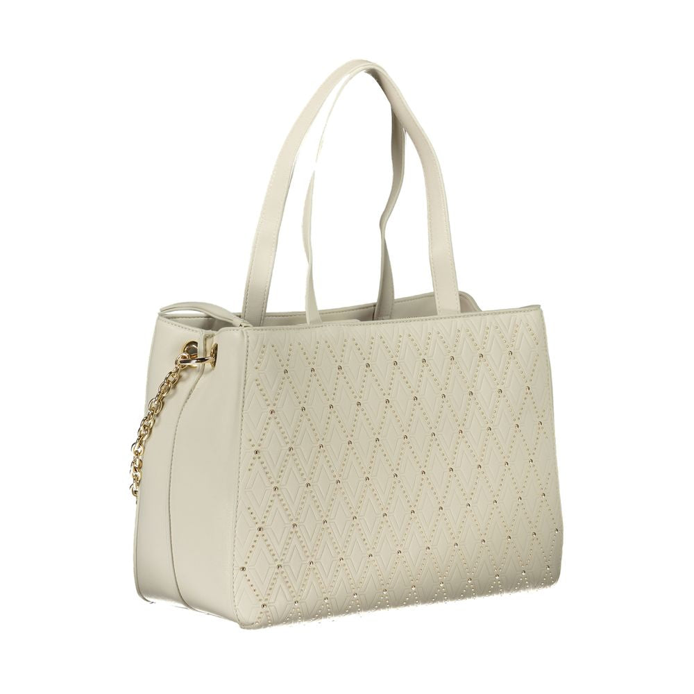 Valentino Bags White Polyethylene Handbag | Fashionsarah.com