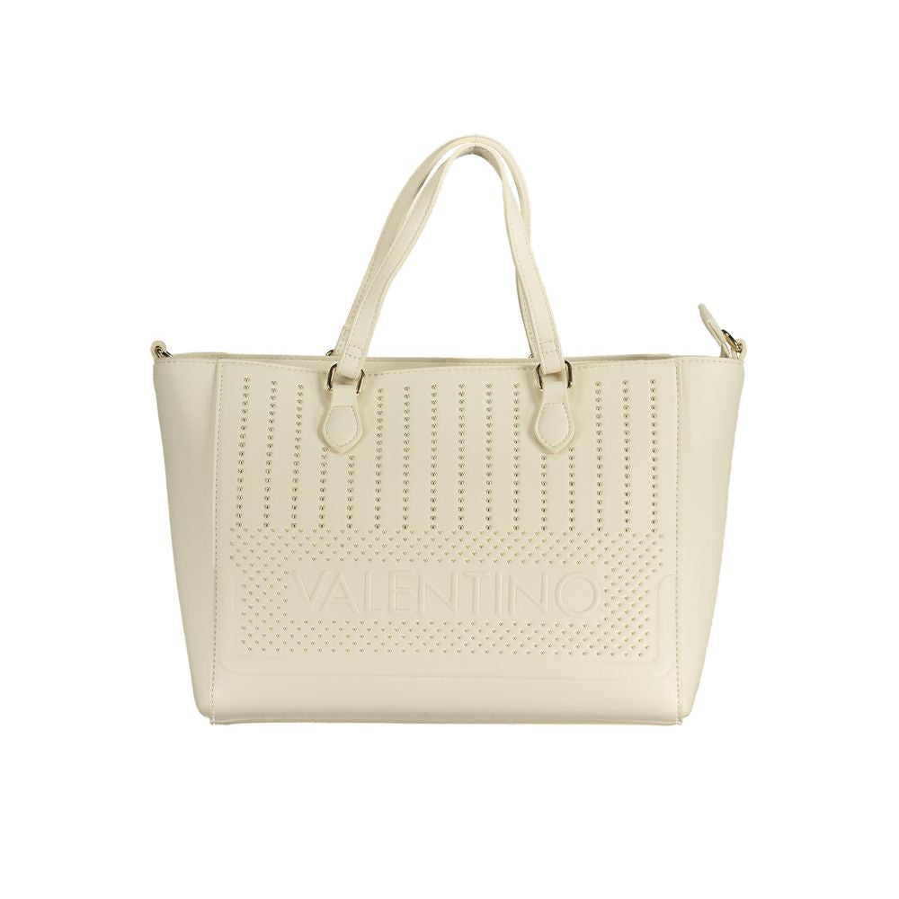 Valentino Bags White Polyethylene Handbag | Fashionsarah.com