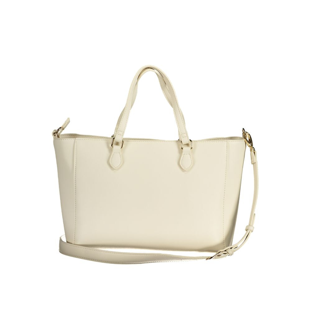 Valentino Bags White Polyethylene Handbag | Fashionsarah.com