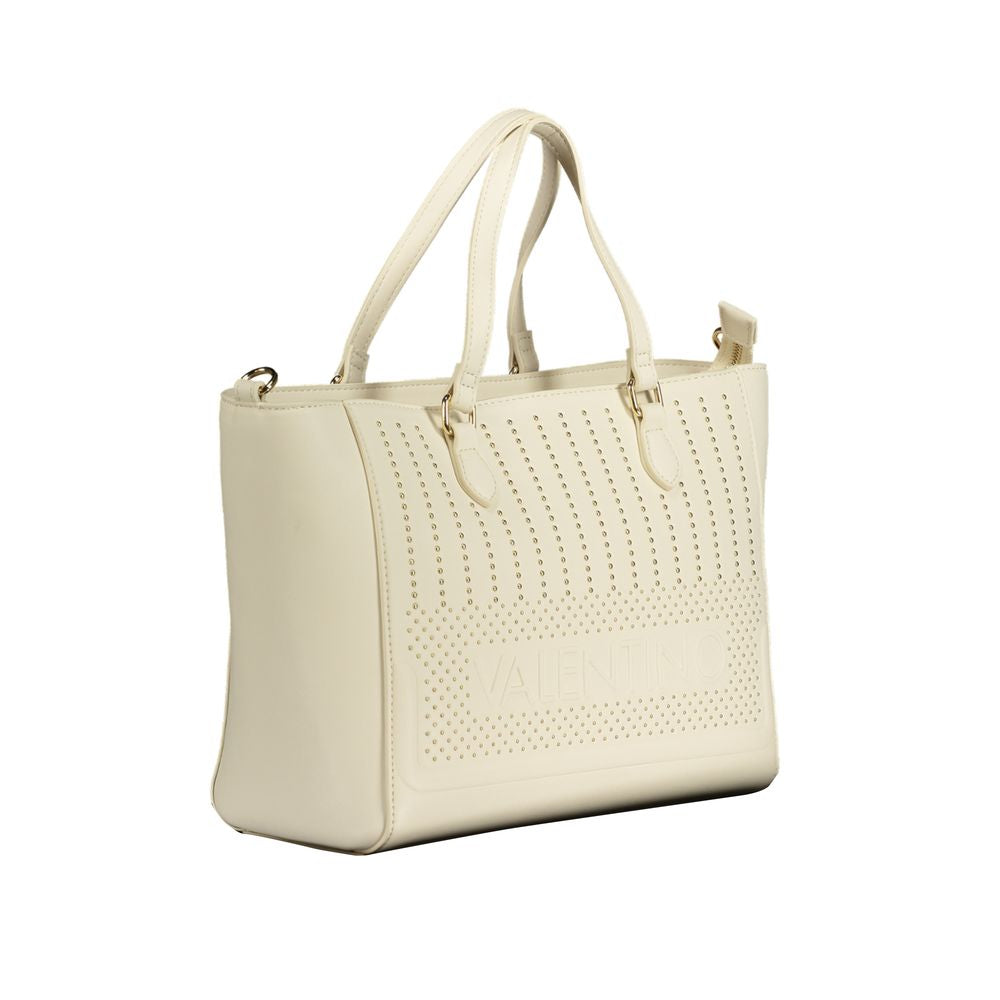 Valentino Bags White Polyethylene Handbag | Fashionsarah.com