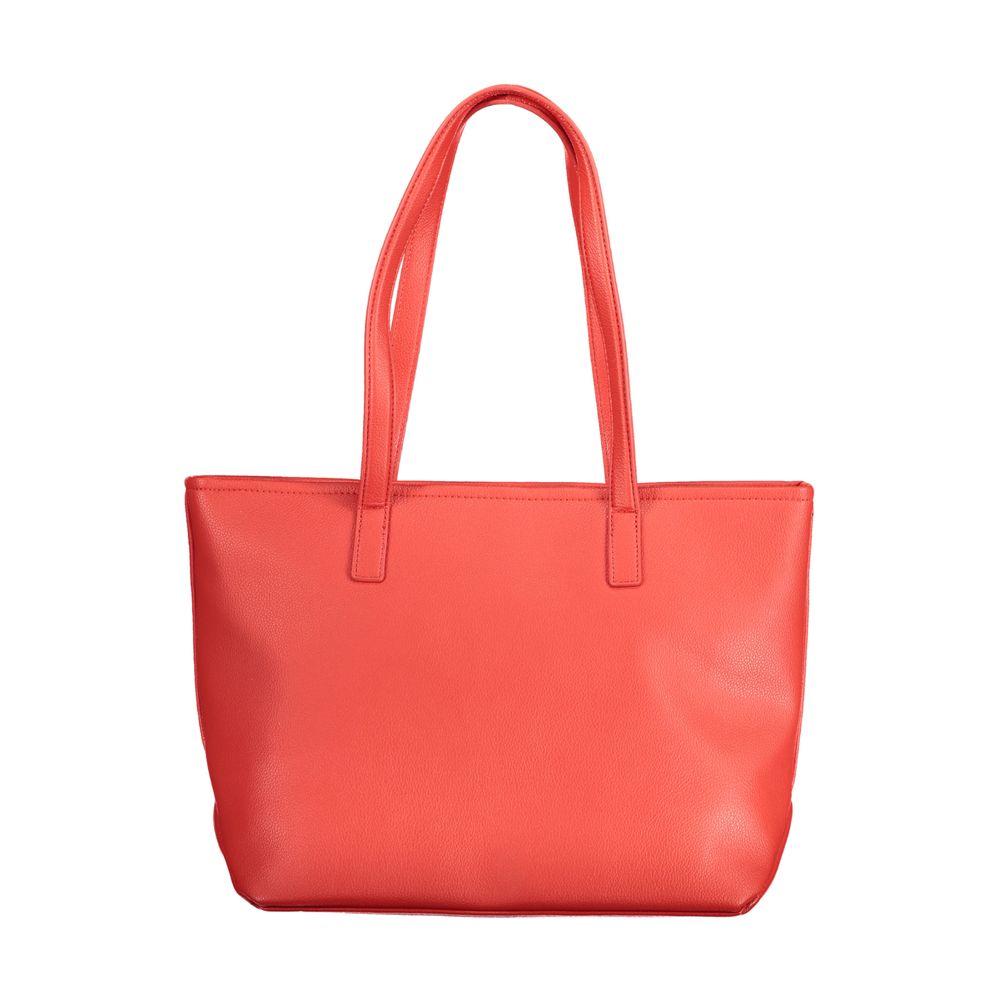 Valentino Bags Red Polyethylene Handbag | Fashionsarah.com