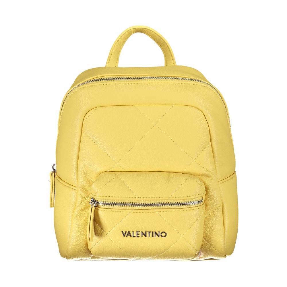 Valentino Bags Yellow Polyethylene Backpack | Fashionsarah.com