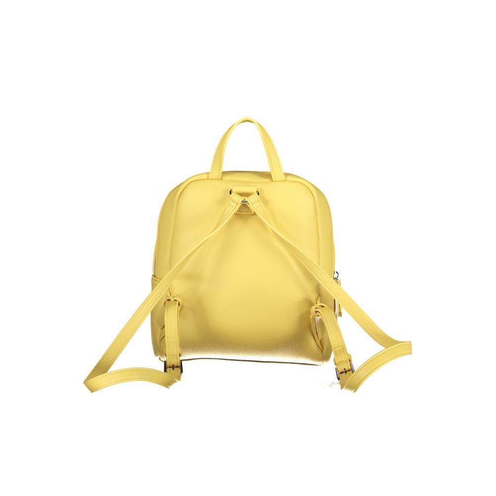 Valentino Bags Yellow Polyethylene Backpack | Fashionsarah.com