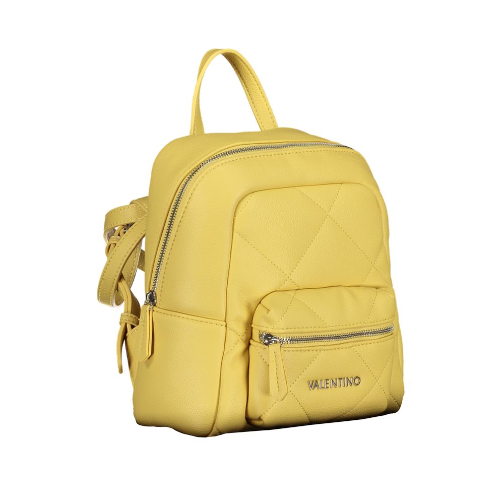 Valentino Bags Yellow Polyethylene Backpack | Fashionsarah.com