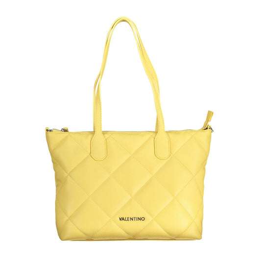 Valentino Bags Yellow Polyethylene Handbag | Fashionsarah.com