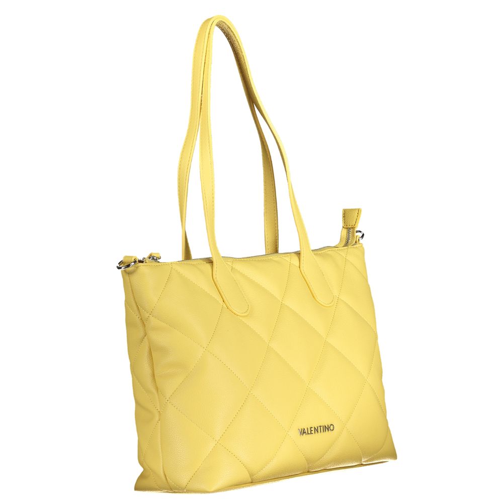 Valentino Bags Yellow Polyethylene Handbag | Fashionsarah.com