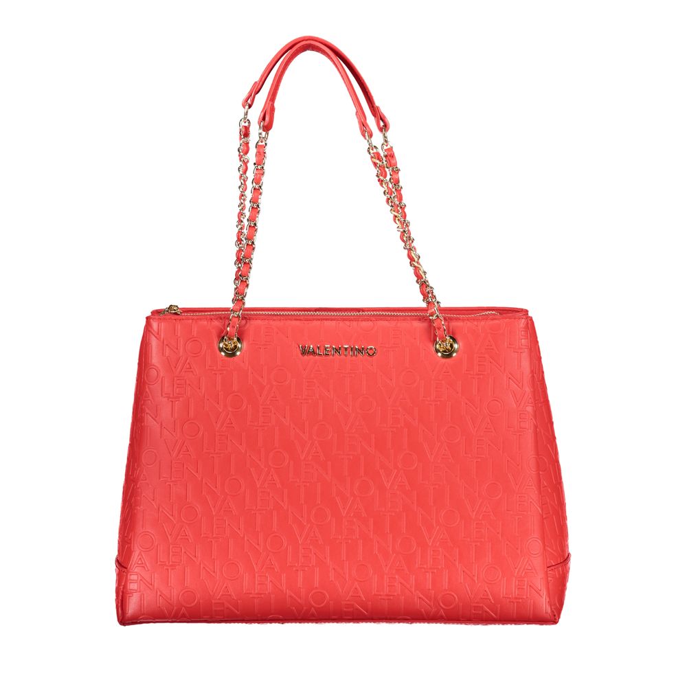 Valentino Bags Red Polyethylene Handbag | Fashionsarah.com