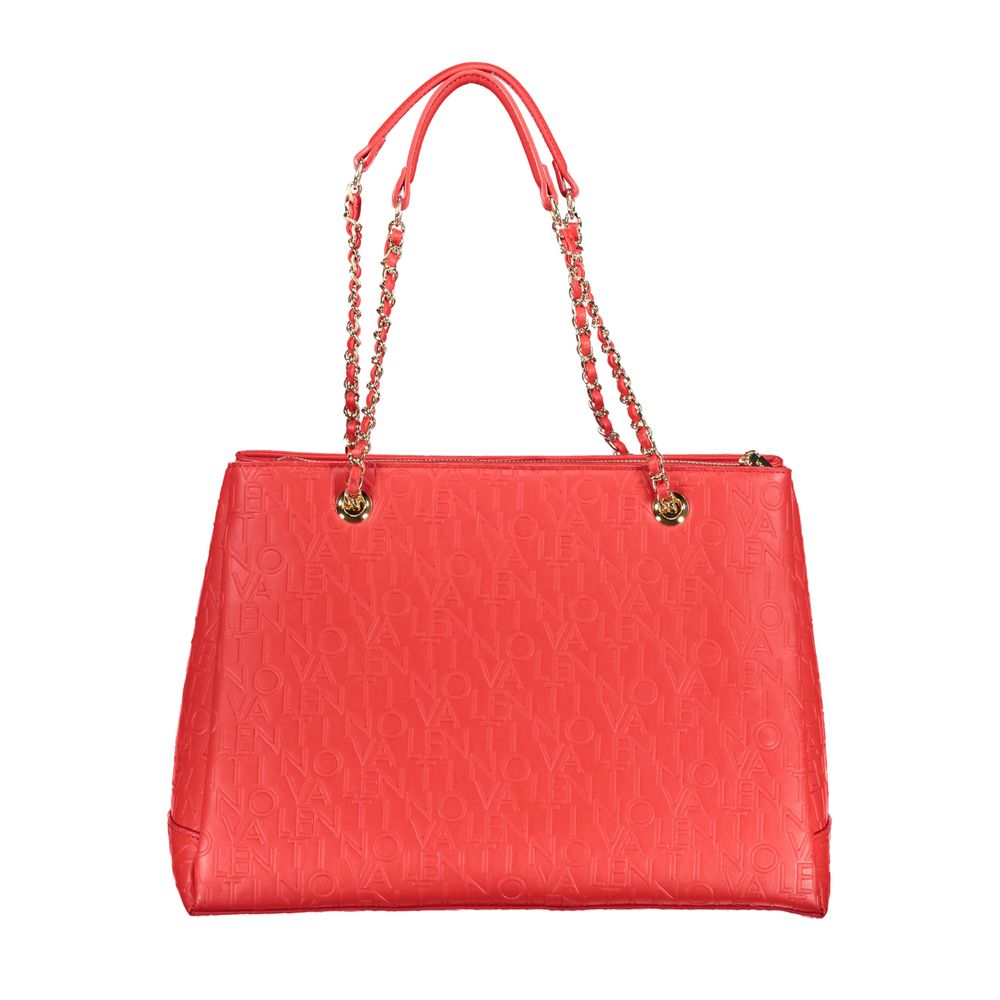 Valentino Bags Red Polyethylene Handbag | Fashionsarah.com