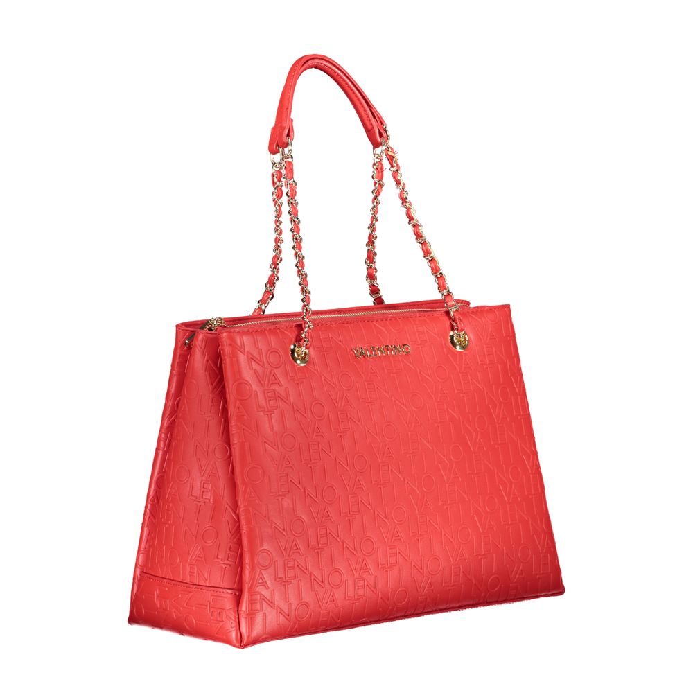 Valentino Bags Red Polyethylene Handbag | Fashionsarah.com