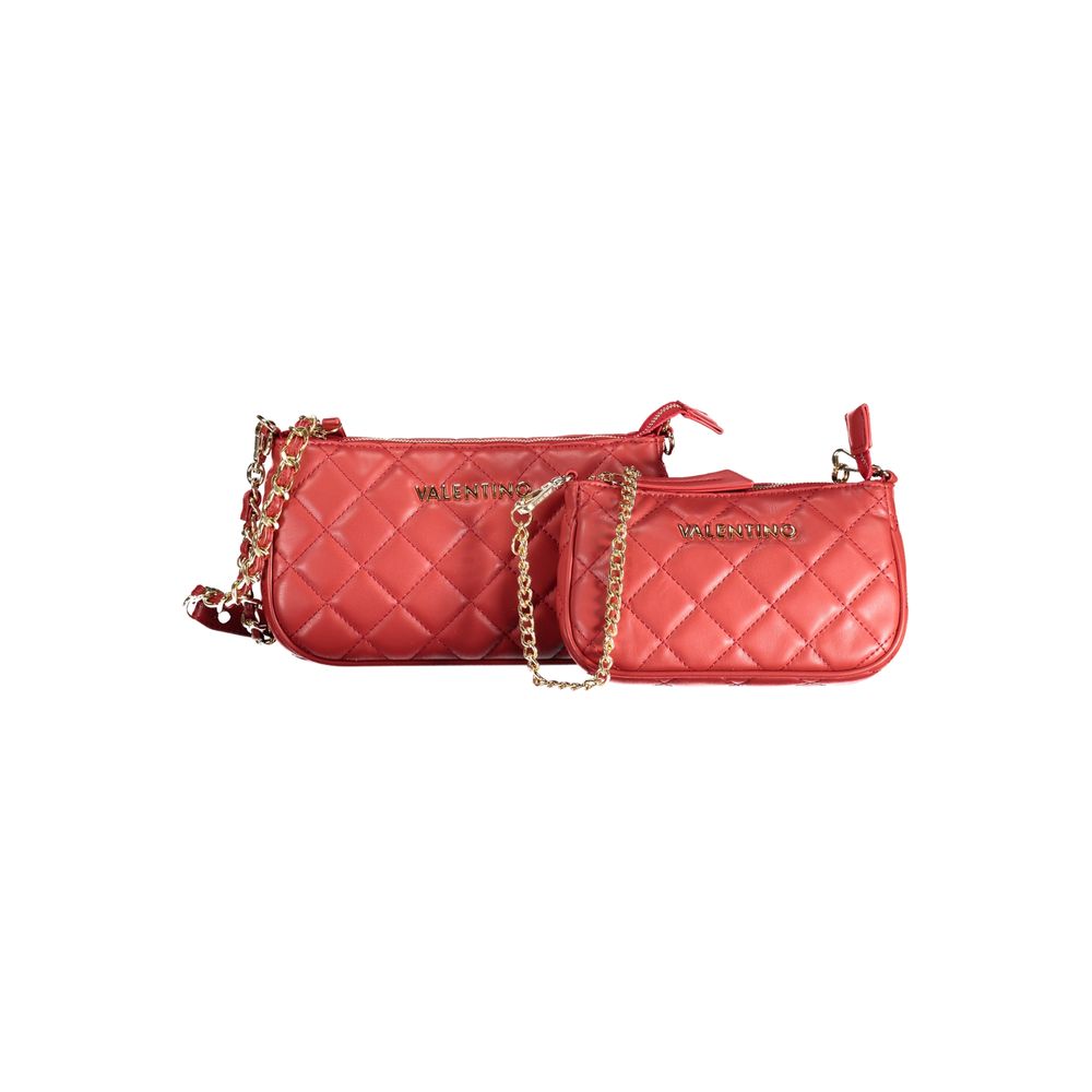 Valentino Bags Red Polyethylene Handbag | Fashionsarah.com