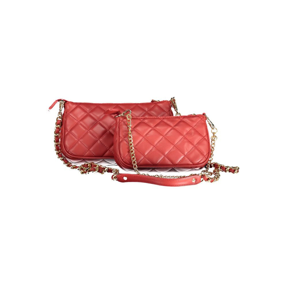 Valentino Bags Red Polyethylene Handbag | Fashionsarah.com