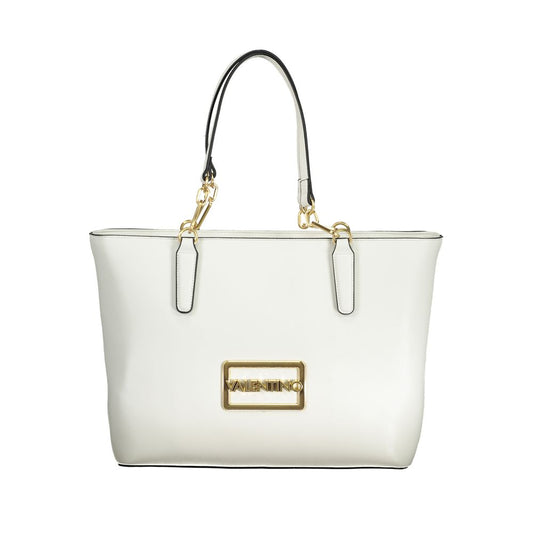 Valentino Bags White Polyethylene Handbag | Fashionsarah.com