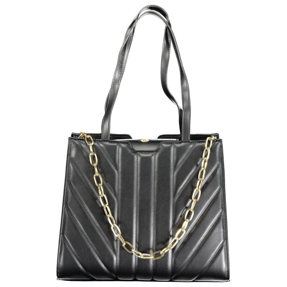 Valentino Bags Black Polyethylene Handbag | Fashionsarah.com