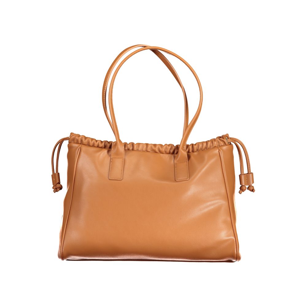 Valentino Bags Brown Polyethylene Handbag | Fashionsarah.com