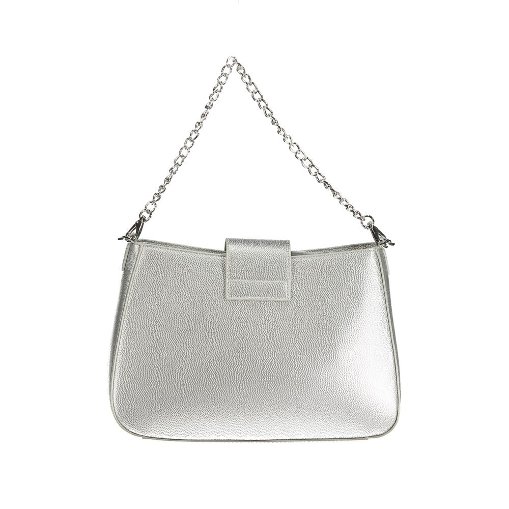 Valentino Bags Silver Polyethylene Handbag | Fashionsarah.com